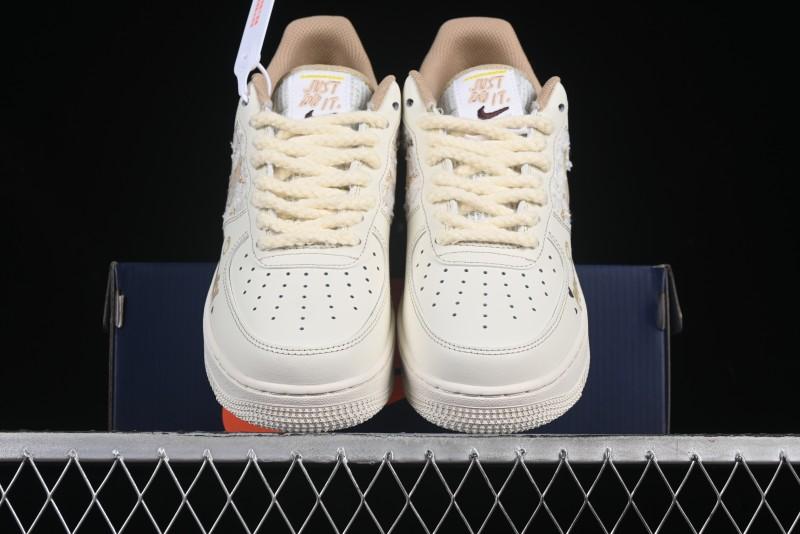 Nike Air Force 1 '07 Low Casual Sneakers with Pop Mart Molly Design - FJ7740-210