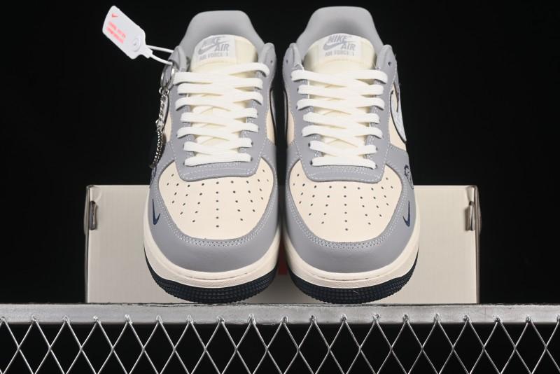 Nike Air Force 1 '07 Low Kaws Collaboration Beige Grey Casual Sneakers - KK1988-077