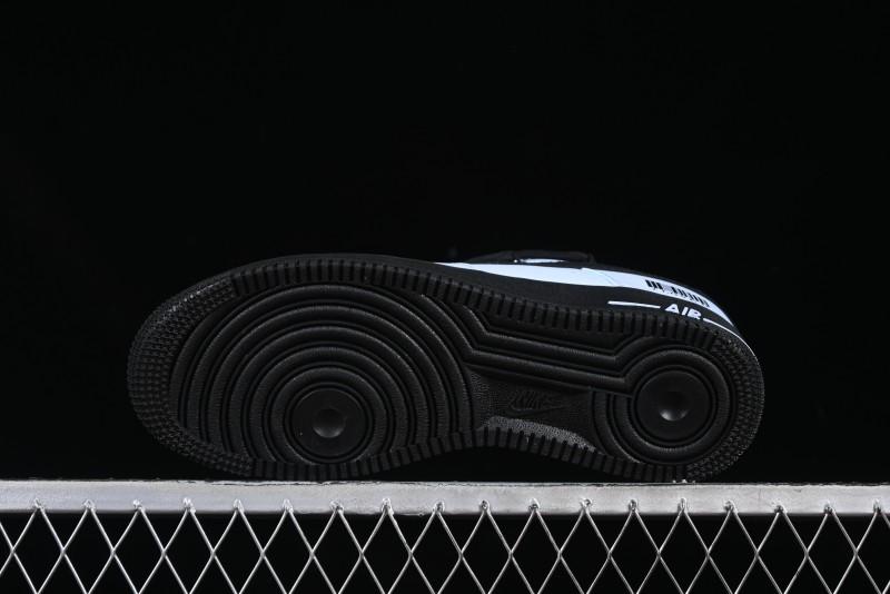 Custom "I Love U" Black & White Sneakers - Sleek Barcode Design
