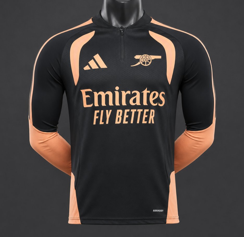 Player Version 26/27 Arsenal FC Black Long Sleeve Jersey