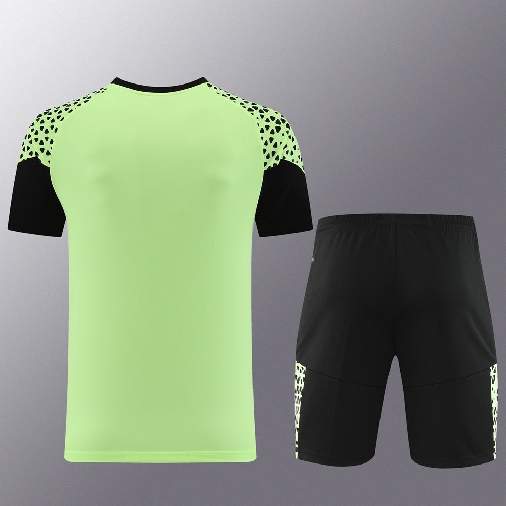 PD02 light green shorts suit S-2XL