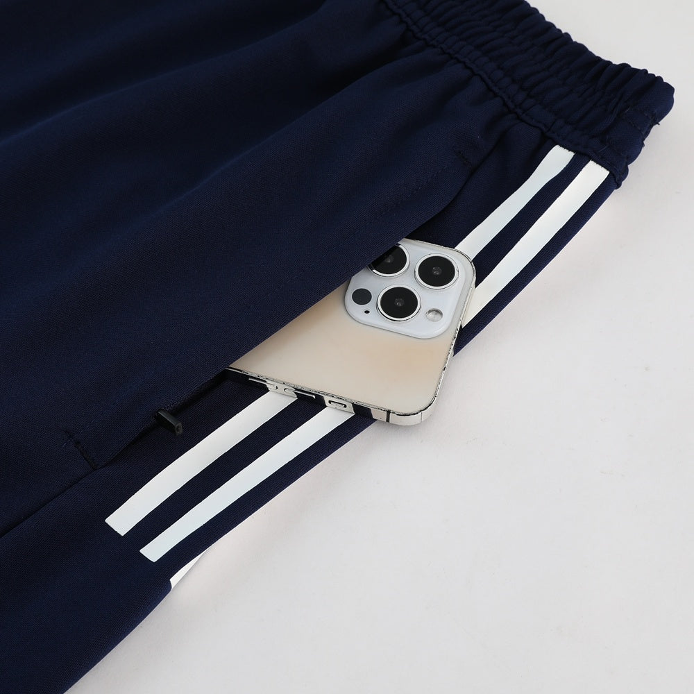 AD03 sapphire blue shorts suit S-2XL