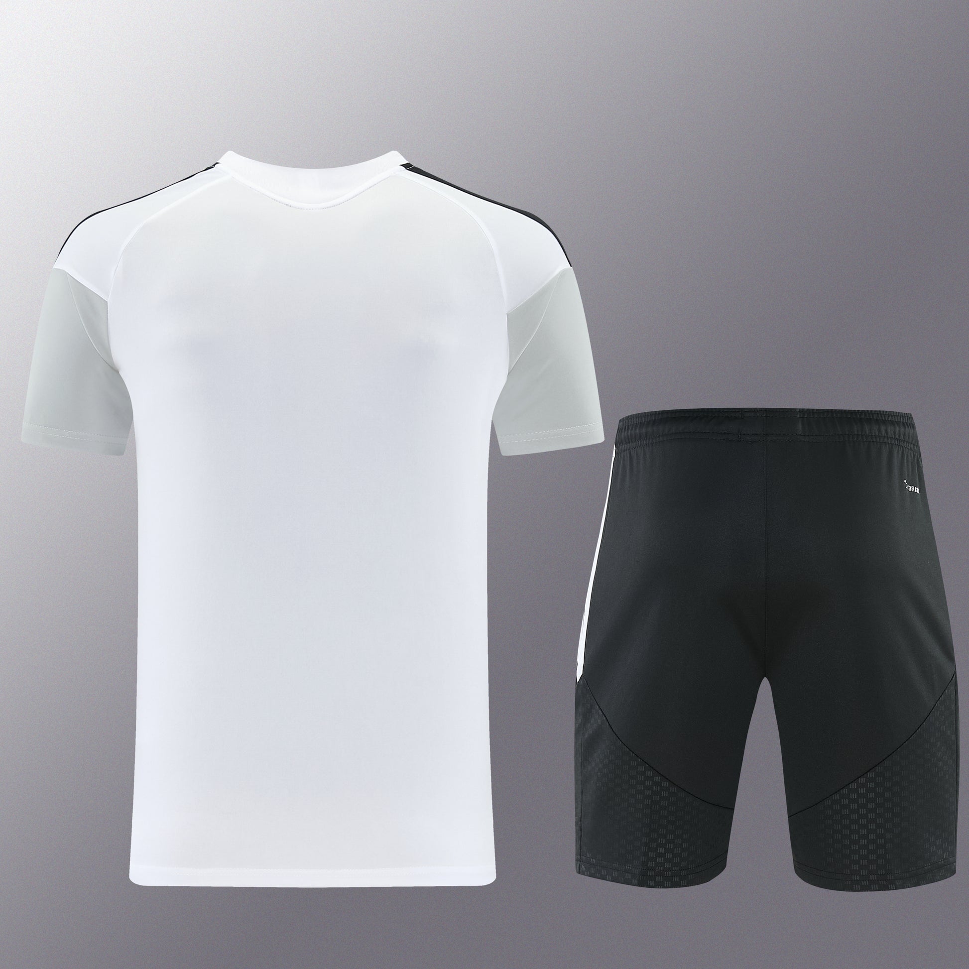 AD12 white short-sleeved suit S-2XL