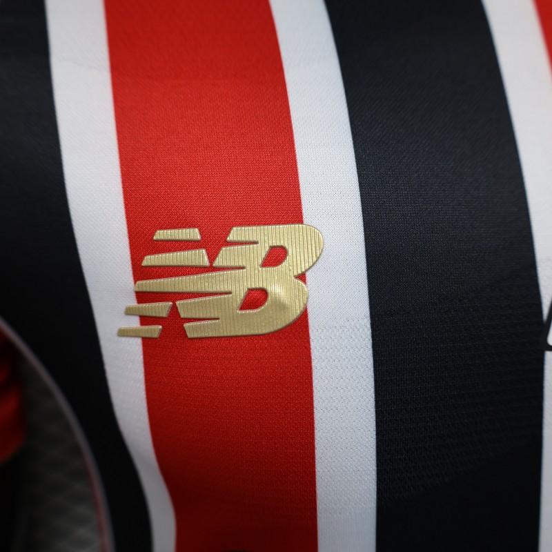Player Version 25/26 Sao Paulo Home Jersey With Full Sponsors
