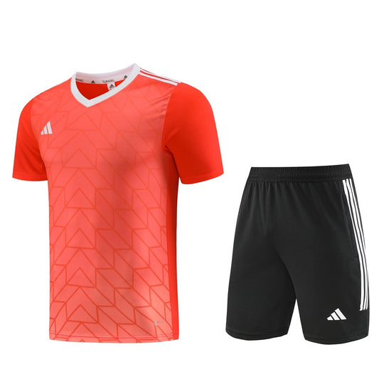 AD05 orange shorts suit S-2XL