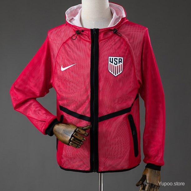 2026 USA Men's Football Anthem Jacket - Red