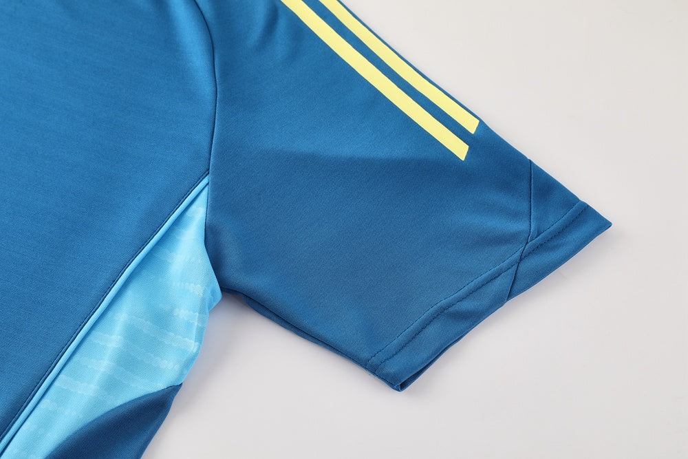 AD09 blue shorts suit S-2XL