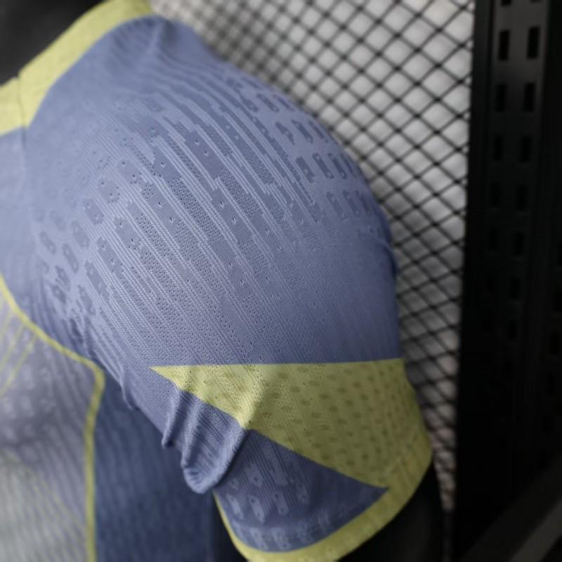 Player Version 25/26 Barcelona Light Blue with Geometric Pattern Jersey