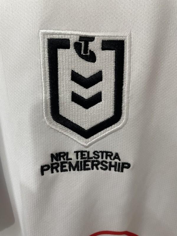 25/26 South Sydney Rabbitohs White with Red and Green Chevron Jersey