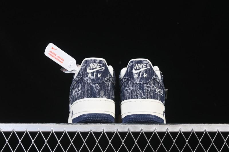 Nike Air Force 1 '07 Low LV Collaboration White Blue Casual Sneakers - YF9511-812