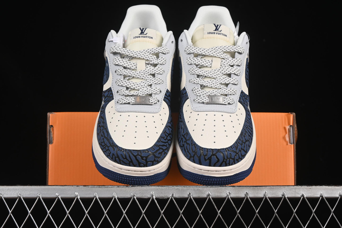 Nike Air Force 1 '07 Low LV Collaboration Blue Stone Grain Casual Sneakers - JJ2508-701