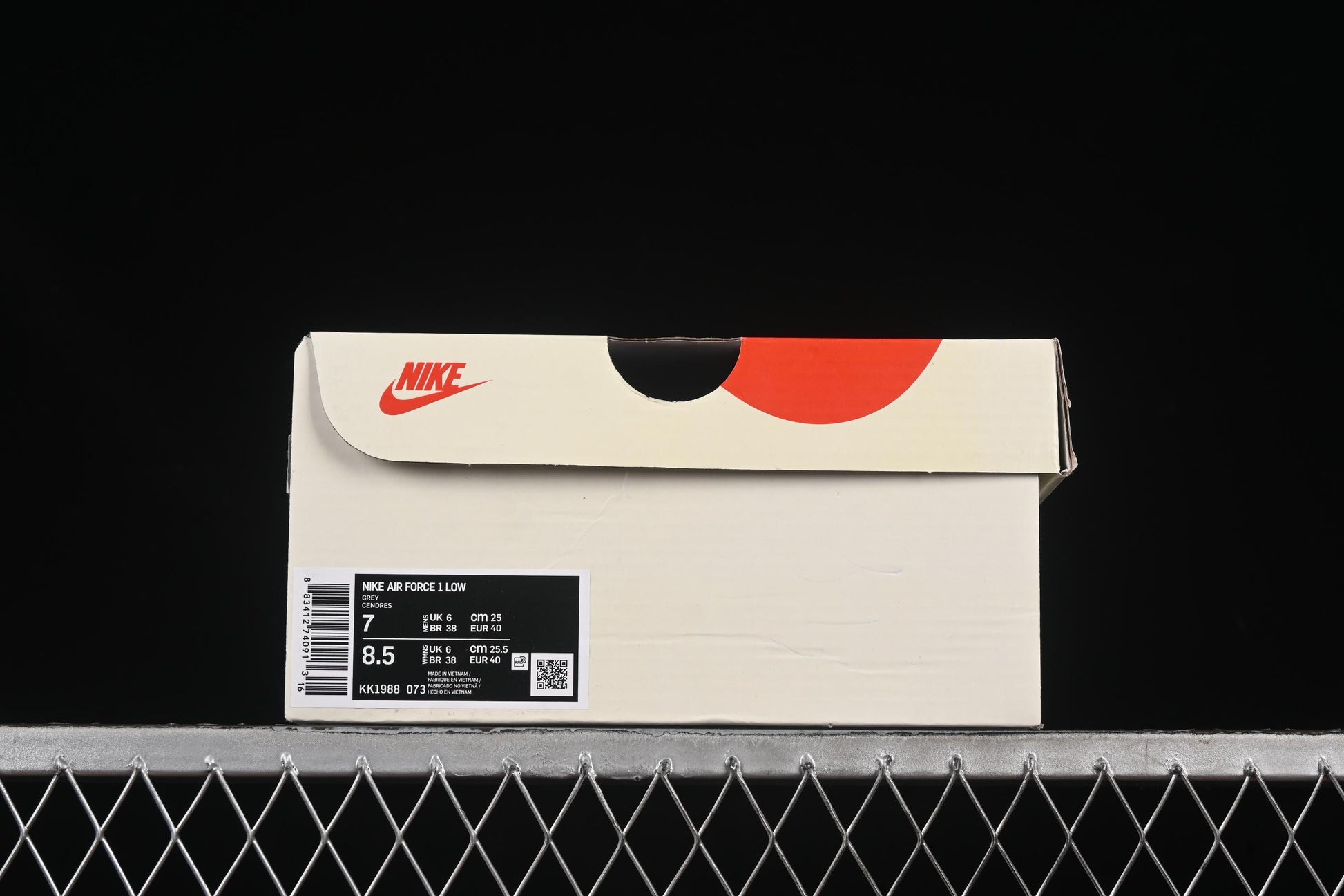 Nike Air Force 1'07 Low Casual Sneakers with Full-Length Air Cushion - KK1988-073
