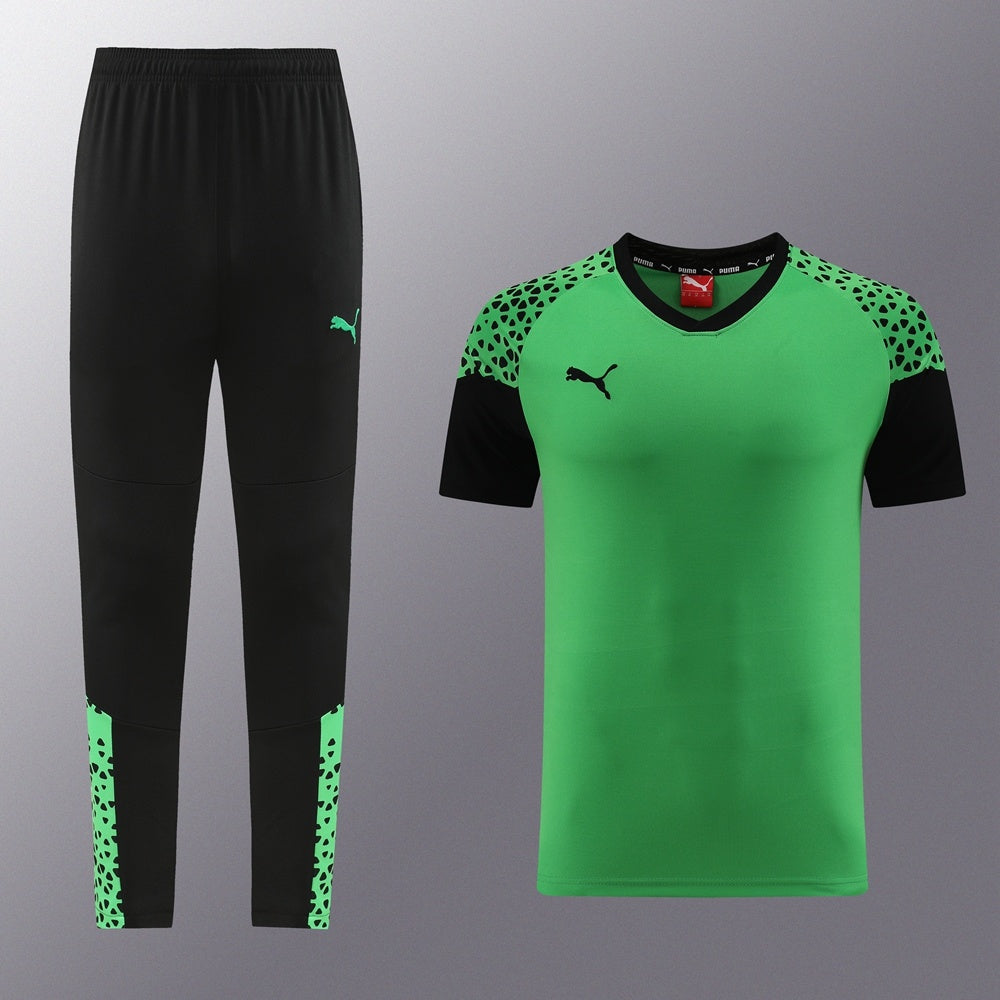PD02 green trousers suit S-2XL