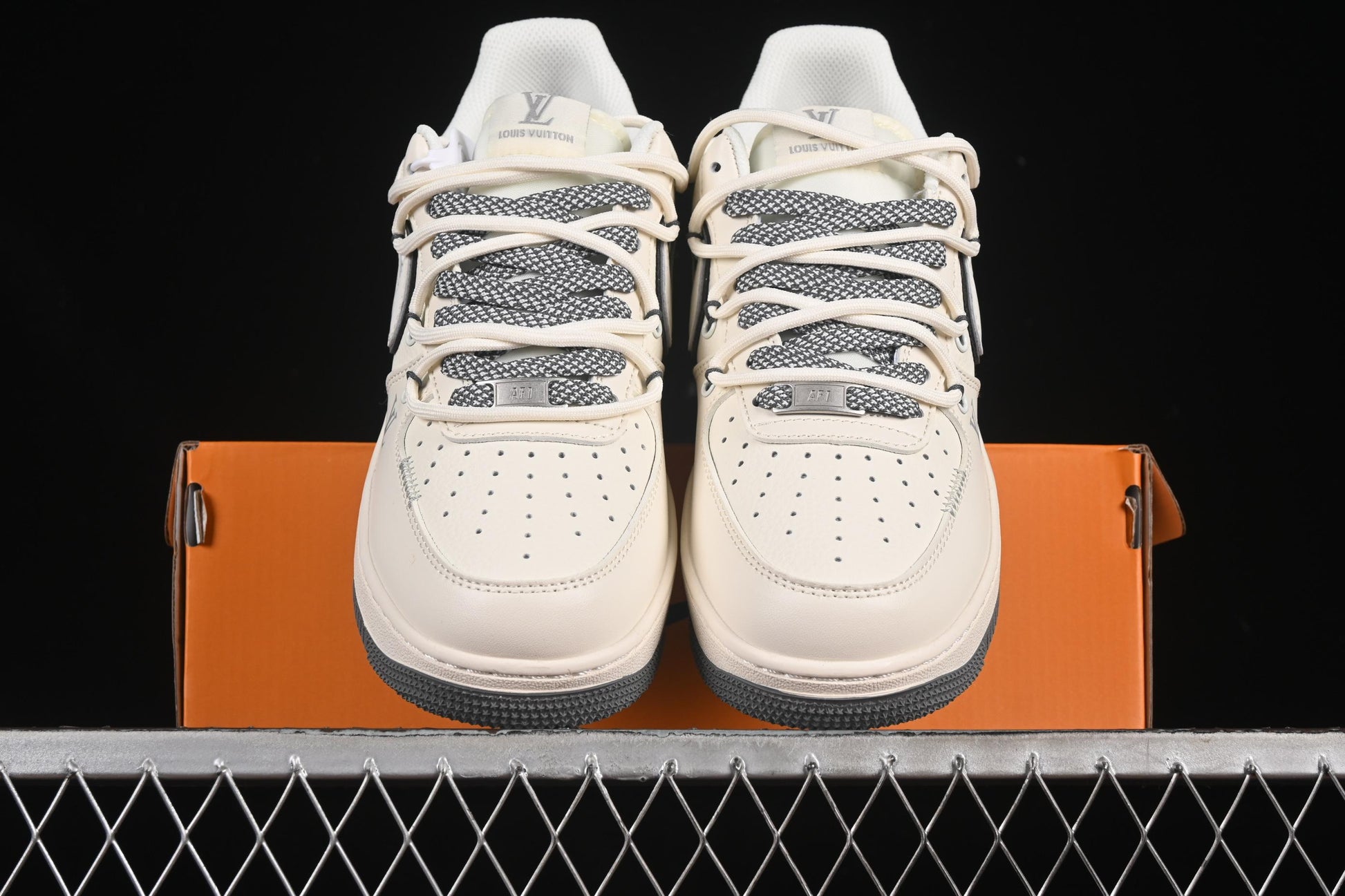 Nike Air Force 1 '07 Low LV Collaboration Beige Sole Drawstring Casual Sneakers - DM6868-100