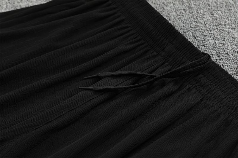Player Version 25/26 Brazil Black Half Zipper Jacket+Long Pants