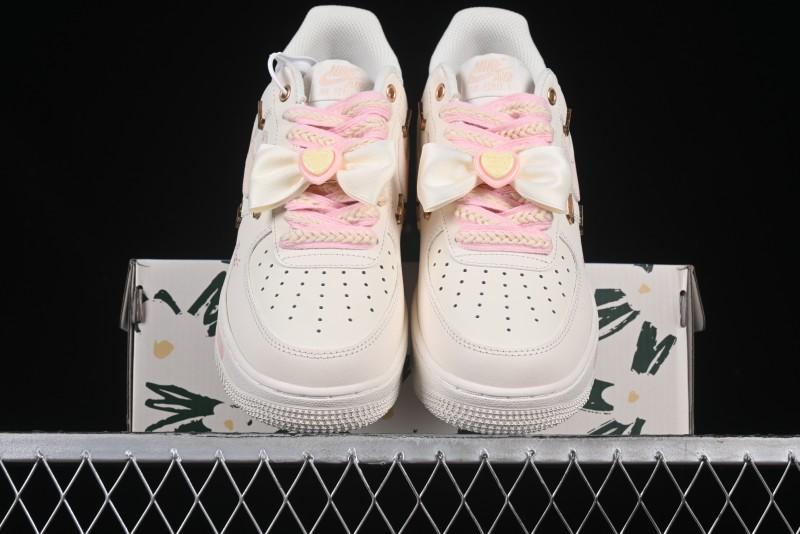 Nike Air Force 1 '07 Low Heart Bow Low-Top Casual Sneakers - FC1122-333