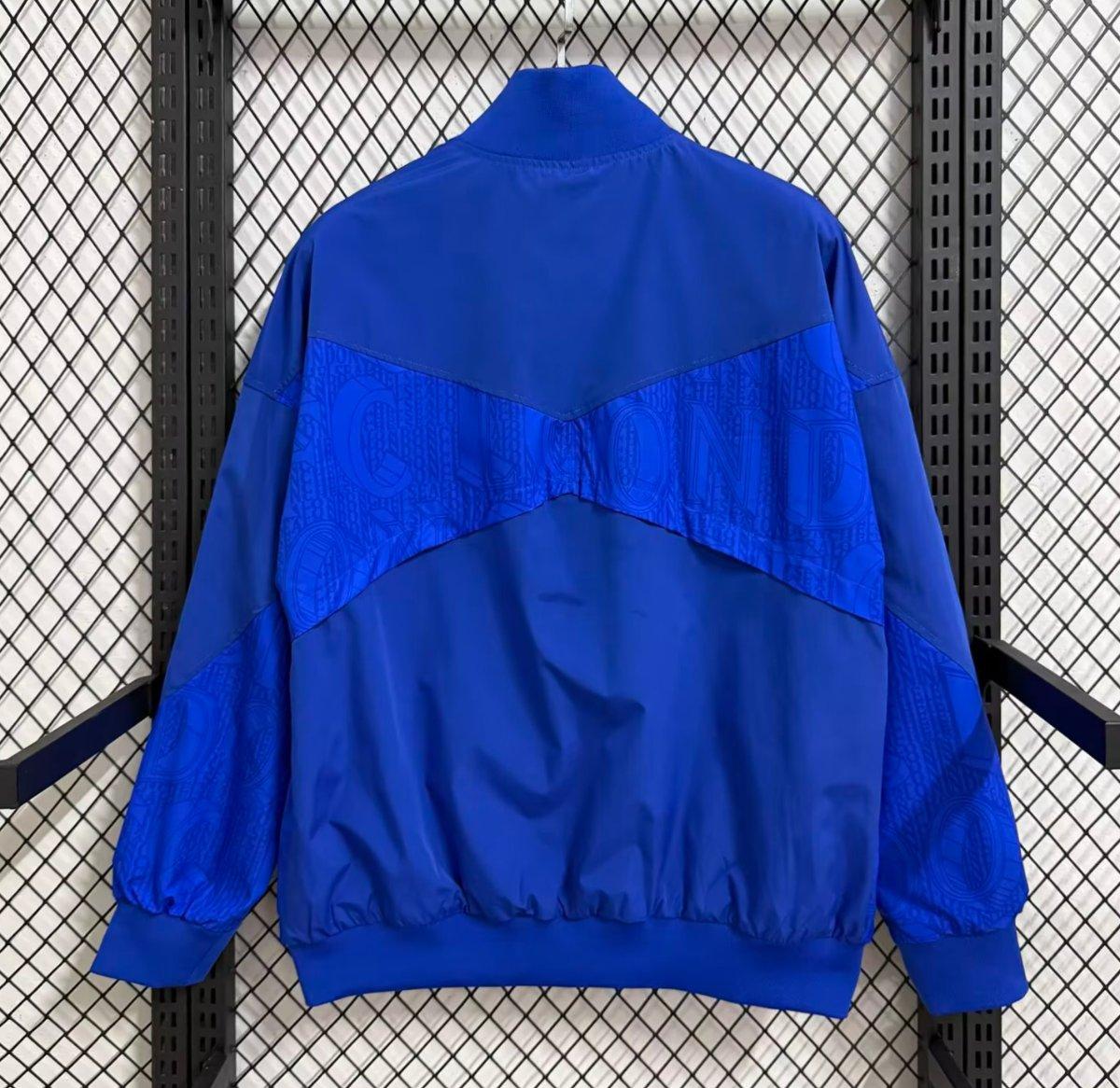 25/26  Chelsea  Blue Full Zipper Windbreaker