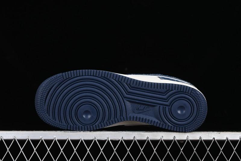Nike Air Force 1 '07 Low LV Collaboration - Midnight Navy Low-Top Casual Sneakers - SJ2088-003