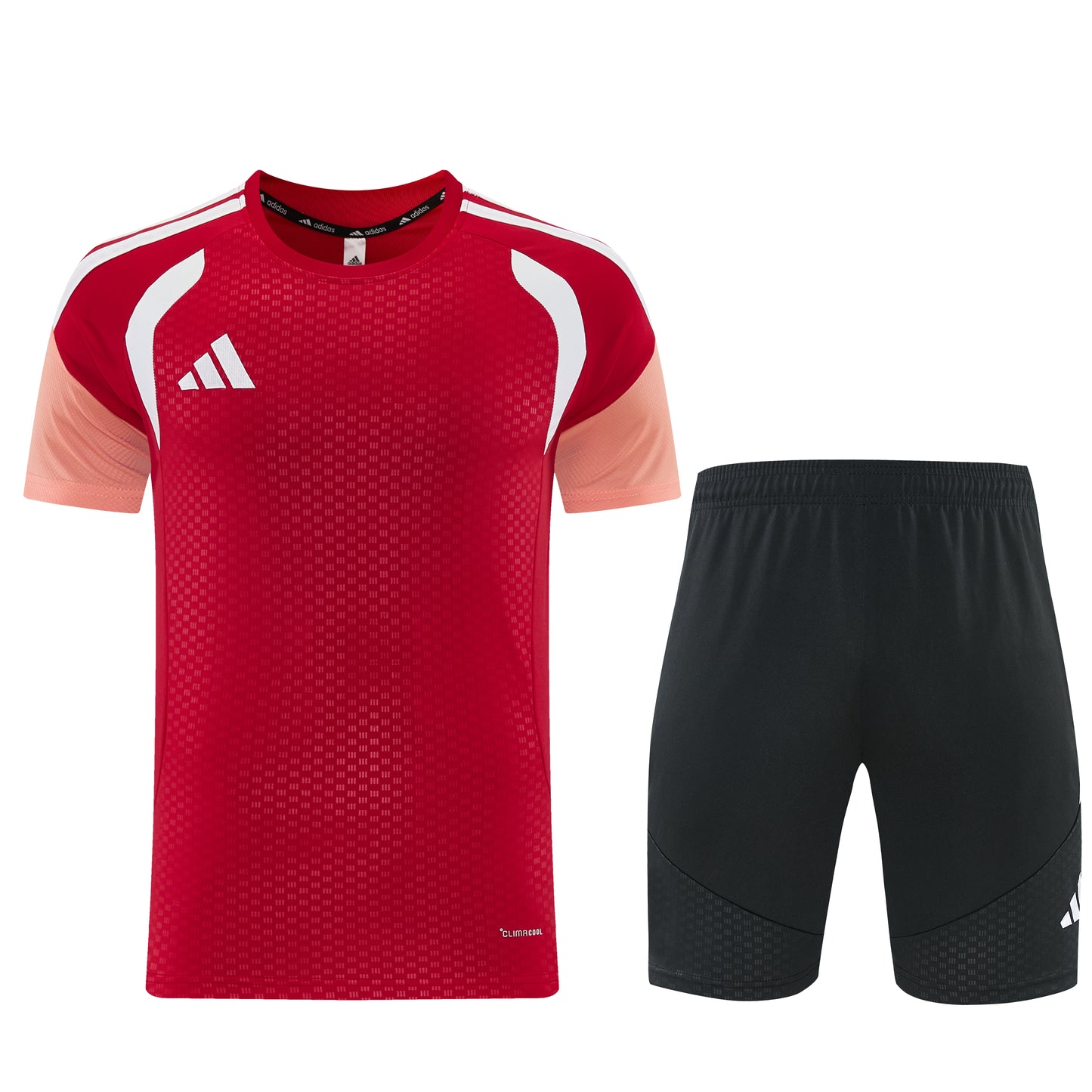 AD12 red short-sleeved suit S-2XL