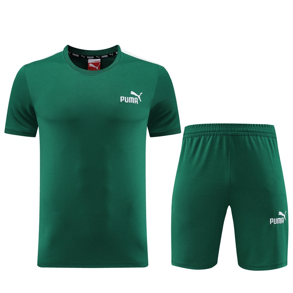 PD01 green shorts suit S-2XL