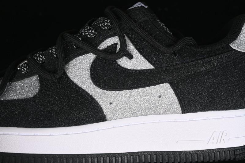 Nike Air Force 1 '07 Low Cleanfit High Street Retro Style Patchwork Starry Sky Full Diamond Lace-Up Low-Top Casual Sneakers - ZH0316-033