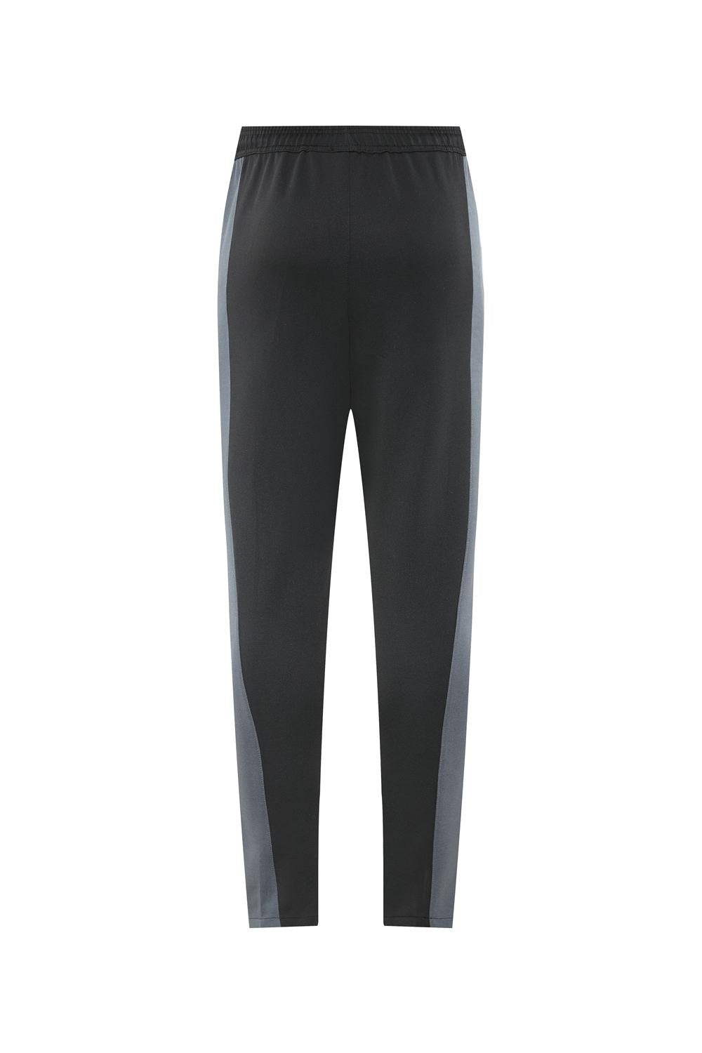 2025 Nike Air Black Tracksuit Set with Gray and White Accents Full Zipper Jacket + Long Pants