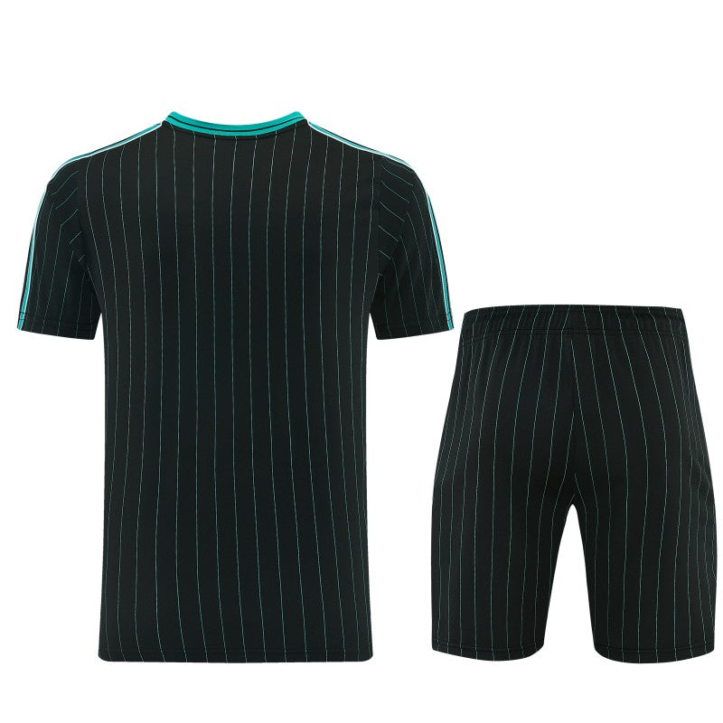 26/27 Liverpool Black Short Sleeve+Soccer Shorts