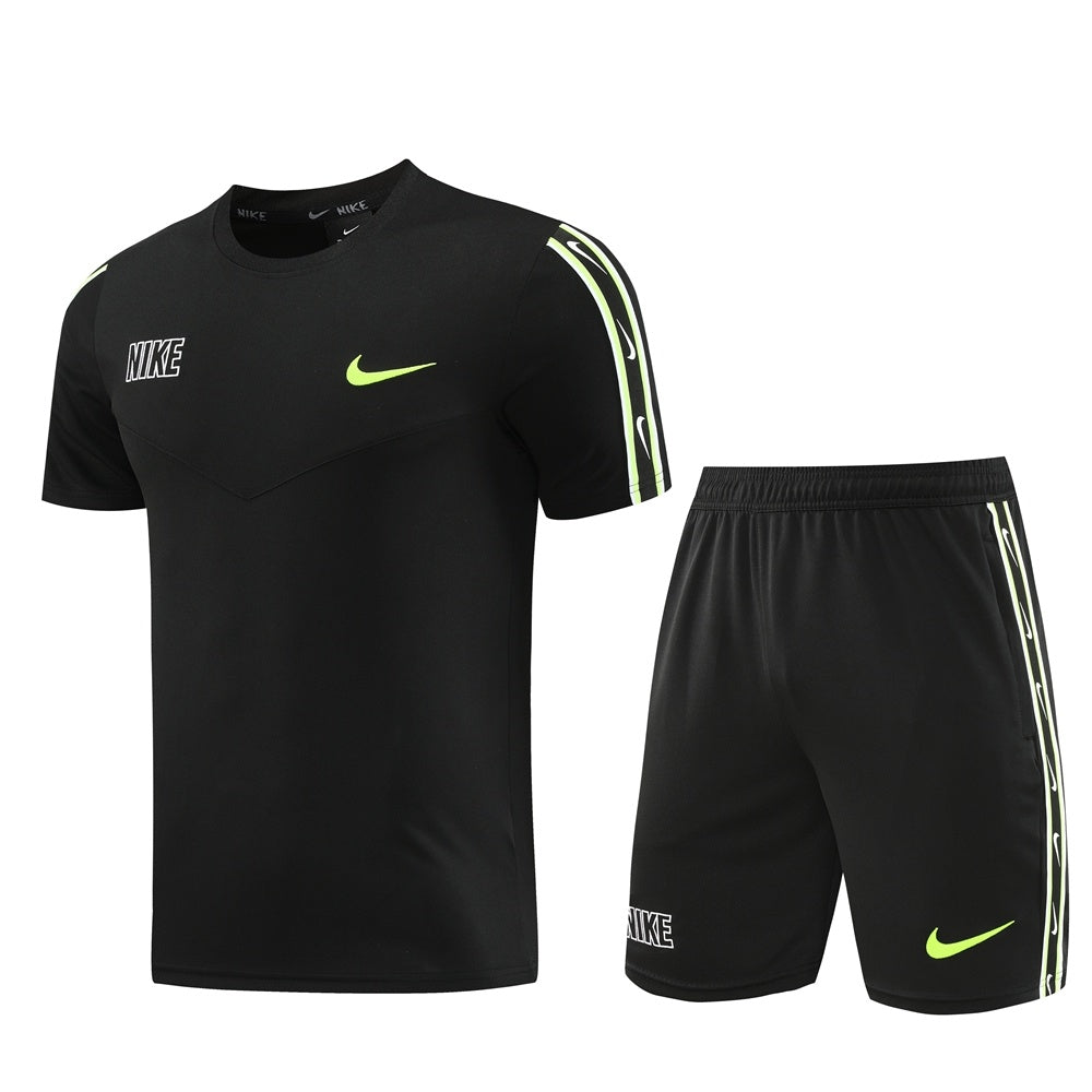 ND03 black shorts suit S-2XL