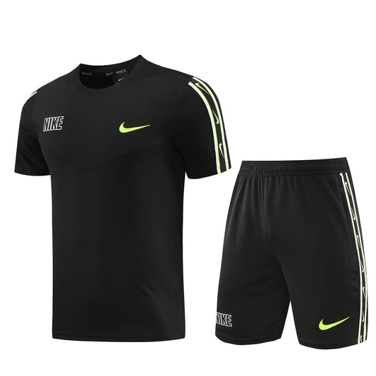 ND03 black shorts suit S-2XL