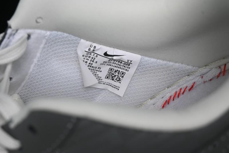 Nike Air Force 1 '07 Low Stussy Collaboration - Light Bone Shadow Low-Top Casual Sneakers - DF0180-008