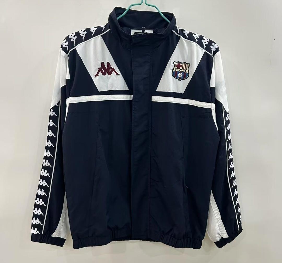 25/26 Barcelona 1967 Style Black/White Windbreaker
