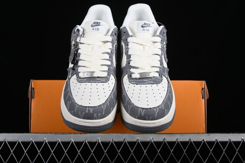 Nike Air Force 1 '07 Low LV Collaboration - Grey Double Swoosh Casual Sneakers - HD1968-030