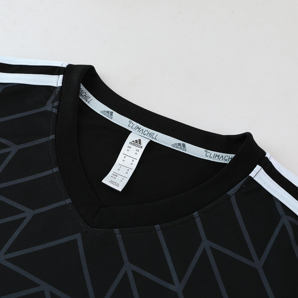 AD05 black trousers suit S-2XL