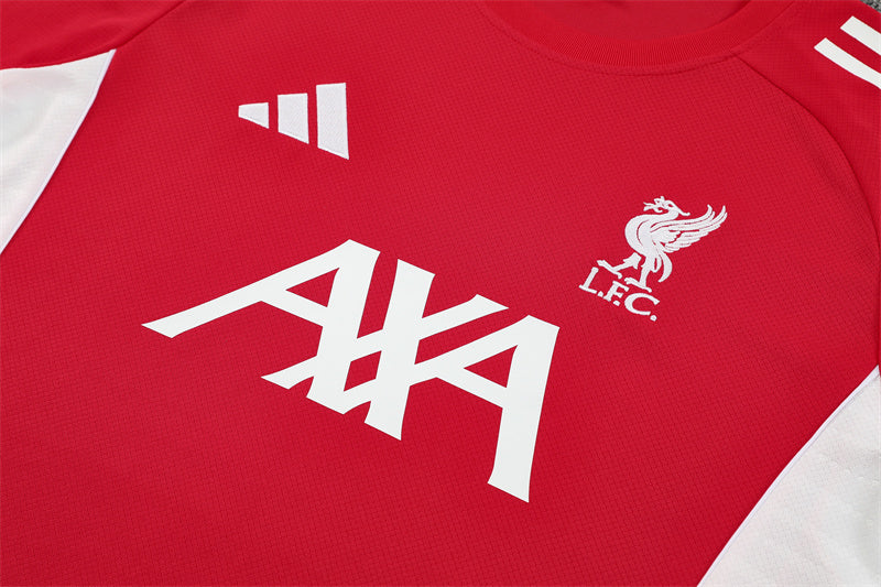 25/26 Liverpool Red Short Sleeve Jersey+Shorts