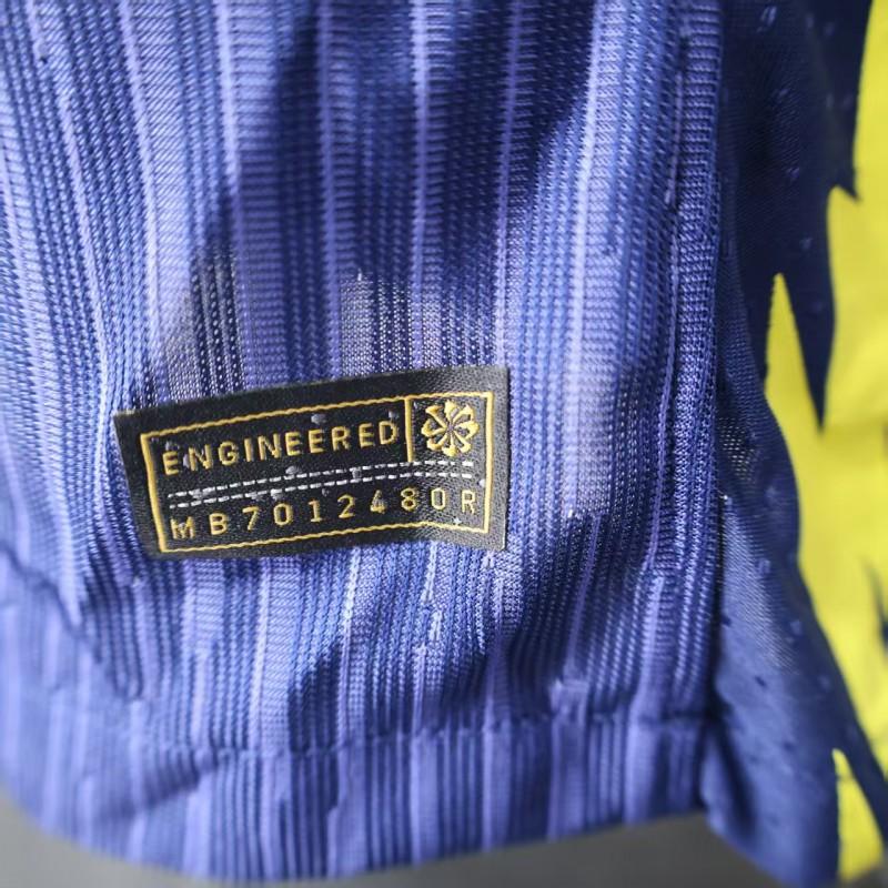 Player Version 25/26 Atletico Madrid Away Blue Long Sleeve Jersey