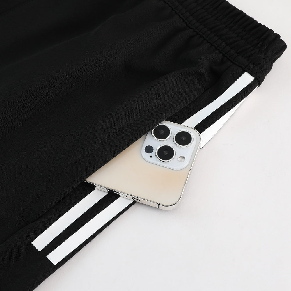 AD03 black shorts suit S-2XL