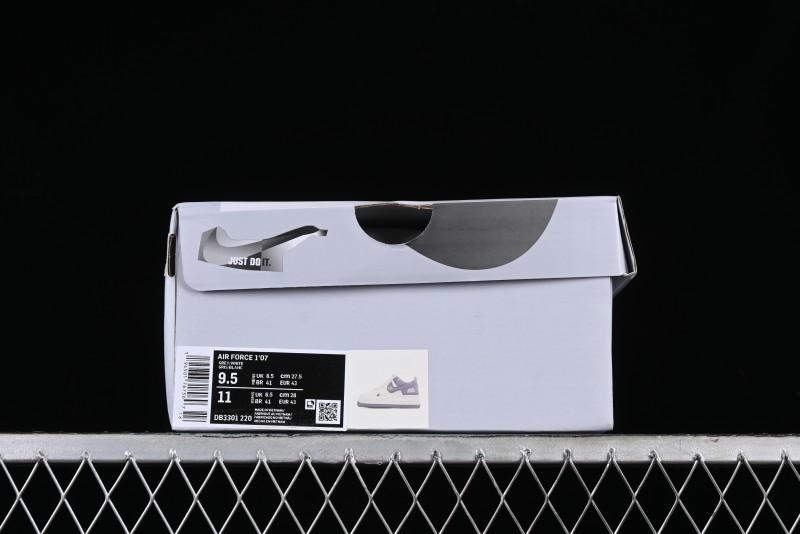 Nike Air Force 1 '07 Low "SHARK" Casual Sneakers with Full-Length Air Cushion - DB3301-220