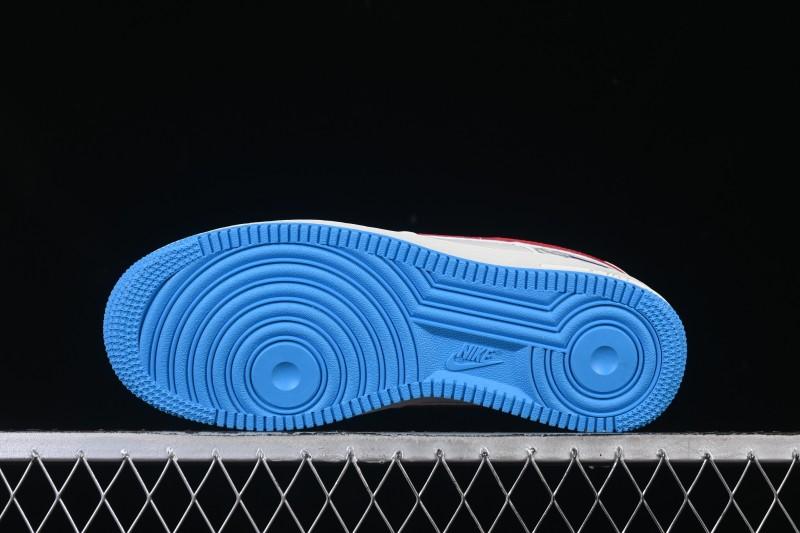 Nike Air Force 1'07 Low Gucci Collaboration White Red Blue Low-Top Casual Sneakers - SC0601-572