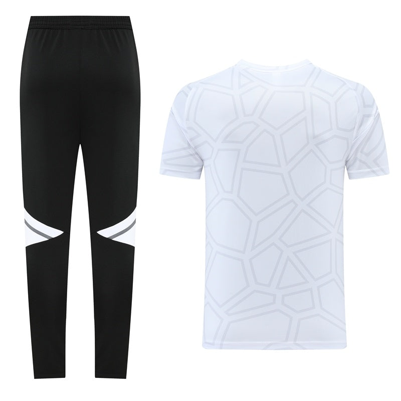 AD01 white trousers suit S-2XL