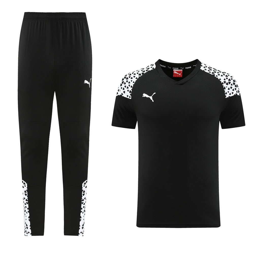 PD02 black trousers suit S-2XL