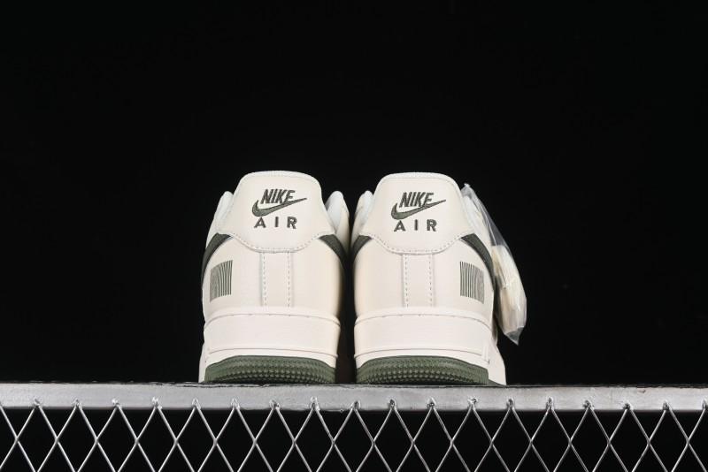 Nike Air Force 1 '07 Low QR Code Military Green Starry Sky Casual Sneakers - CU1836-966