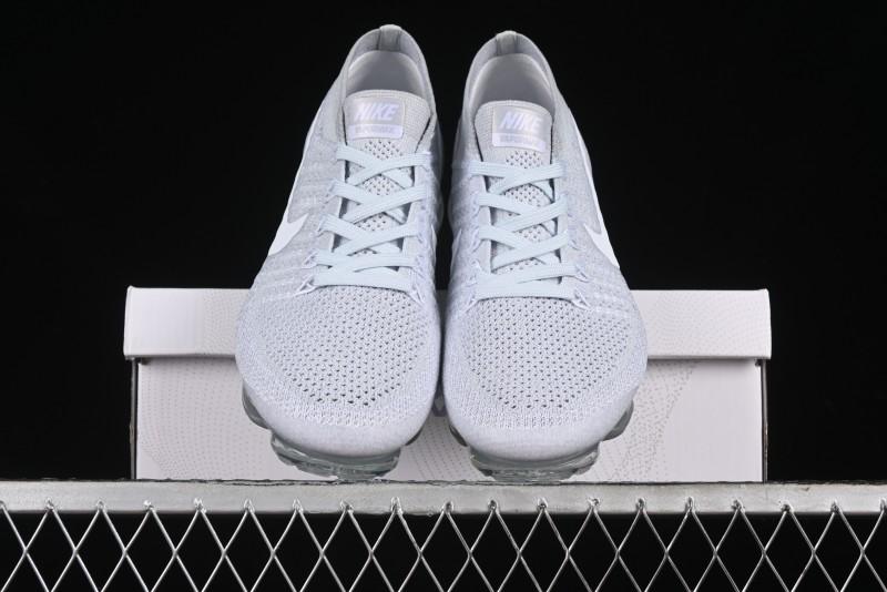 Nike Vapormax Flyknit Breathable Casual Running Shoes with Full-Length Air Cushion - 849558-100