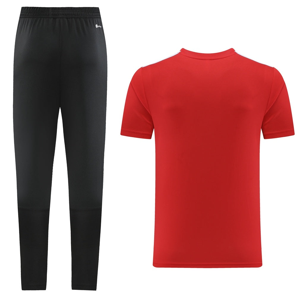 AD05 red trousers suit S-2XL