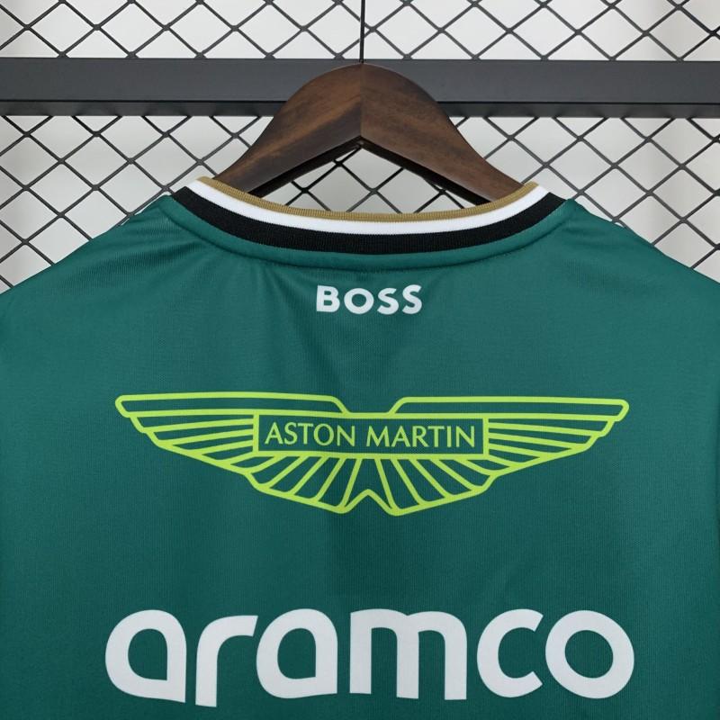 2025 F1 Formula Aston Martin Green ARAMCO #14 T-Shirt
