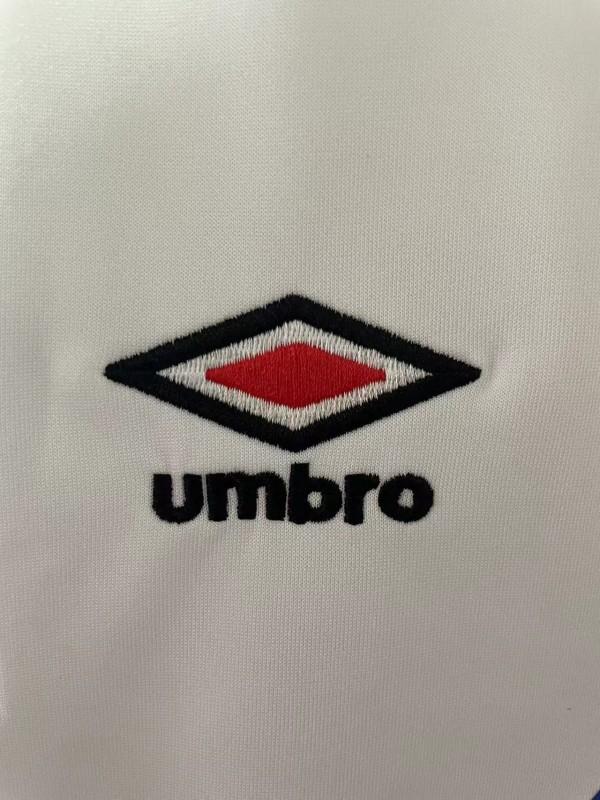 2025 England White with Diagonal Stripe Pattern Home Jersey
