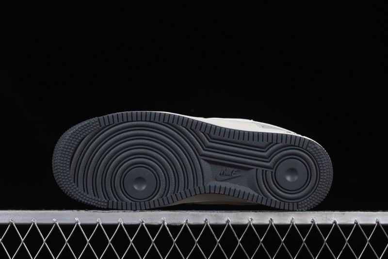 Nike Air Force 1 '07 Low Gucci Collaboration Smoke Gray Drawstring Casual Sneakers - SJ1198-105