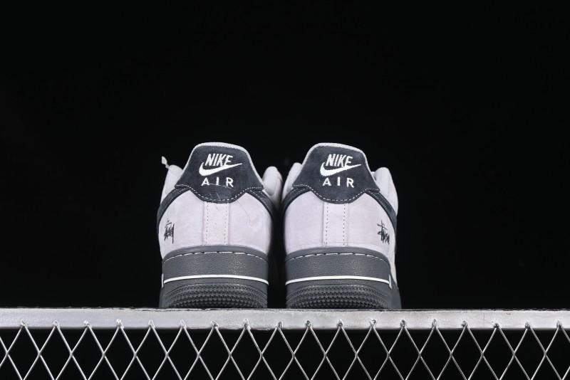 Nike Air Force 1 '07 Low Stussy Collaboration Beige Grey Jade Sole Low-Top Casual Sneakers - XZ6188-196