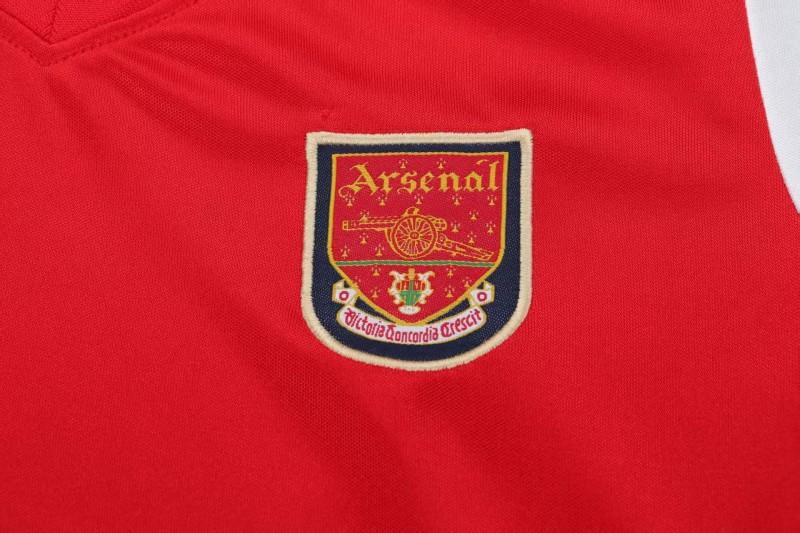 Retro 01/02 Kids Arsenal Red & White Home Jersey
