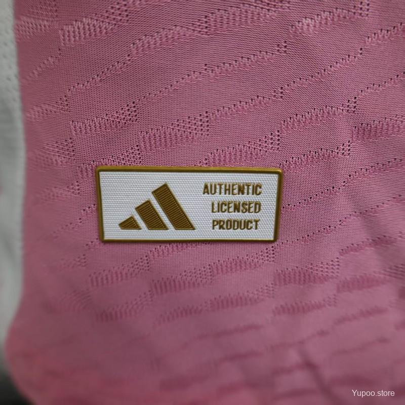 Player Version 2025 Argentina National Team Pink Training Jersey