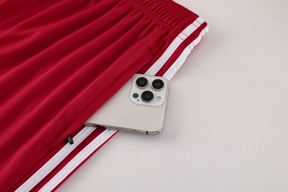 AD10 red shorts suit S-2XL
